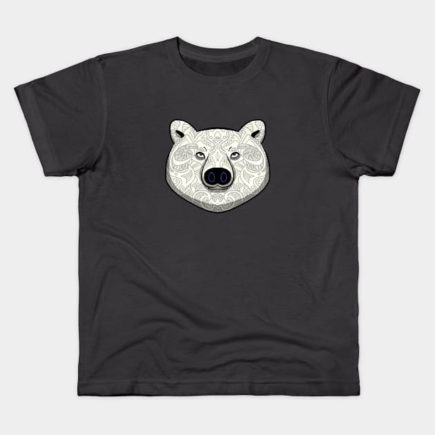 Polar Bear Kids T-Shirt by TomiAx